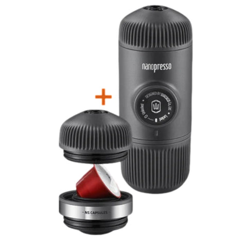 WACACO Elements Nanopresso Portable Espresso Machine & NS Adapter