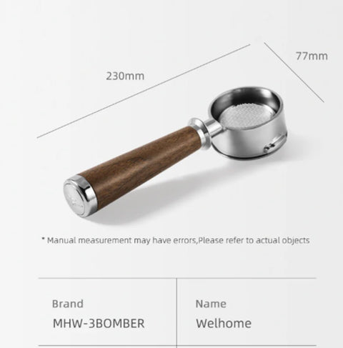 MHW-3BOMBER Bottomeless Portafilter  2 Ears