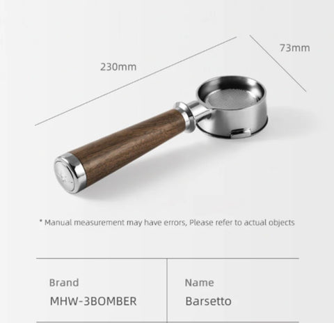 MHW-3BOMBER Bottomeless Portafilter  3 Ears
