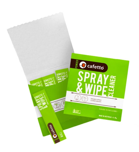 Cafetto Spray & Wipe Sachets