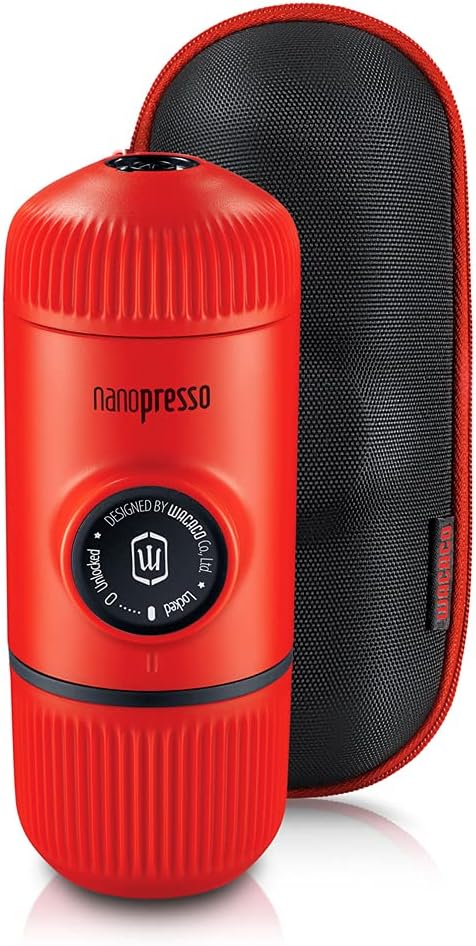 WACACO Elements Nanopresso Portable Espresso Machine With Protective Case