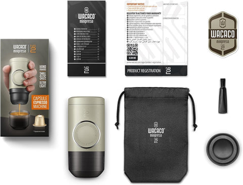 WACACO Minipresso NS2 Portable Espresso Machine For Coffee Capsules