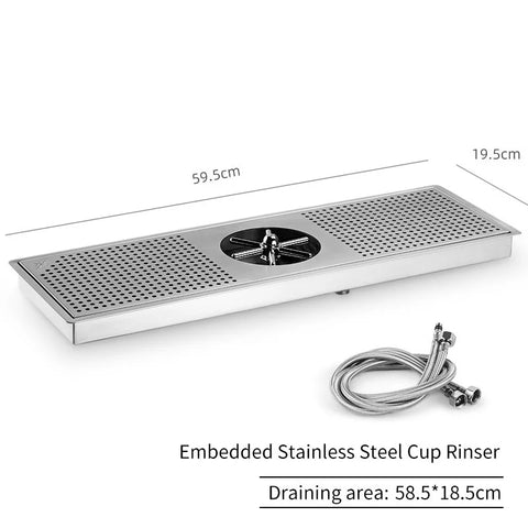MHW-3BOMBER Embedded Steel Cup Rinser