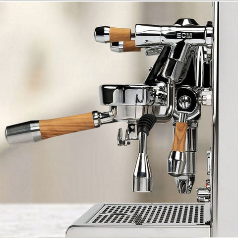 ECM Lever Valve Handle Set Olive Wood