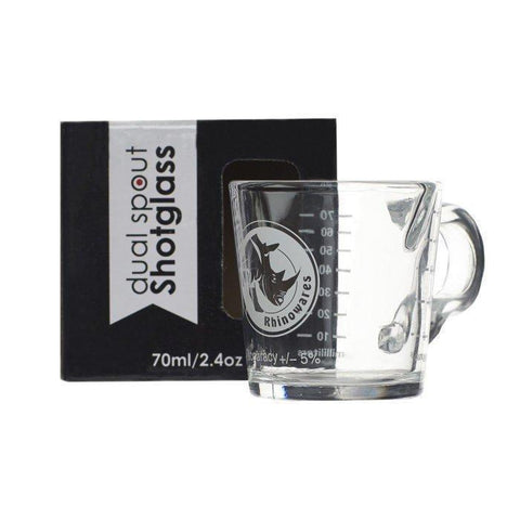 RHINO Shot Glass - Double Spout